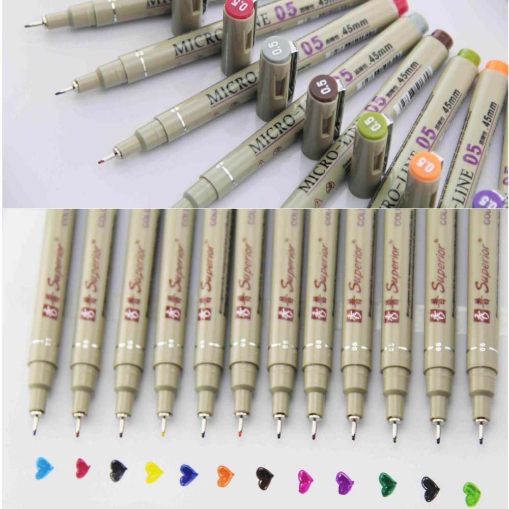 12 가지 색상 다공성 포인트 펜 드로잉 디자인 스케치 - Copic Marker Sketch 리뷰 및 가격